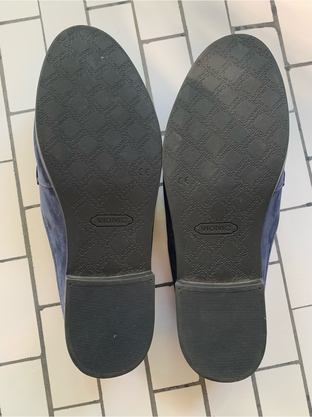 Vionic Navy Blue Slip-On Mule with Silver Bit Size 9.5 - Picture 10 of 11